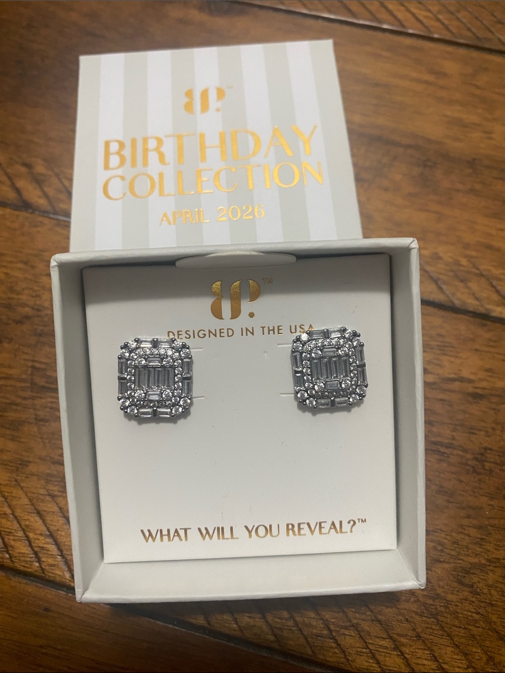 Bomb Party Birthday Collection April 2026 Earrings - Diamond Cubic Zirconia